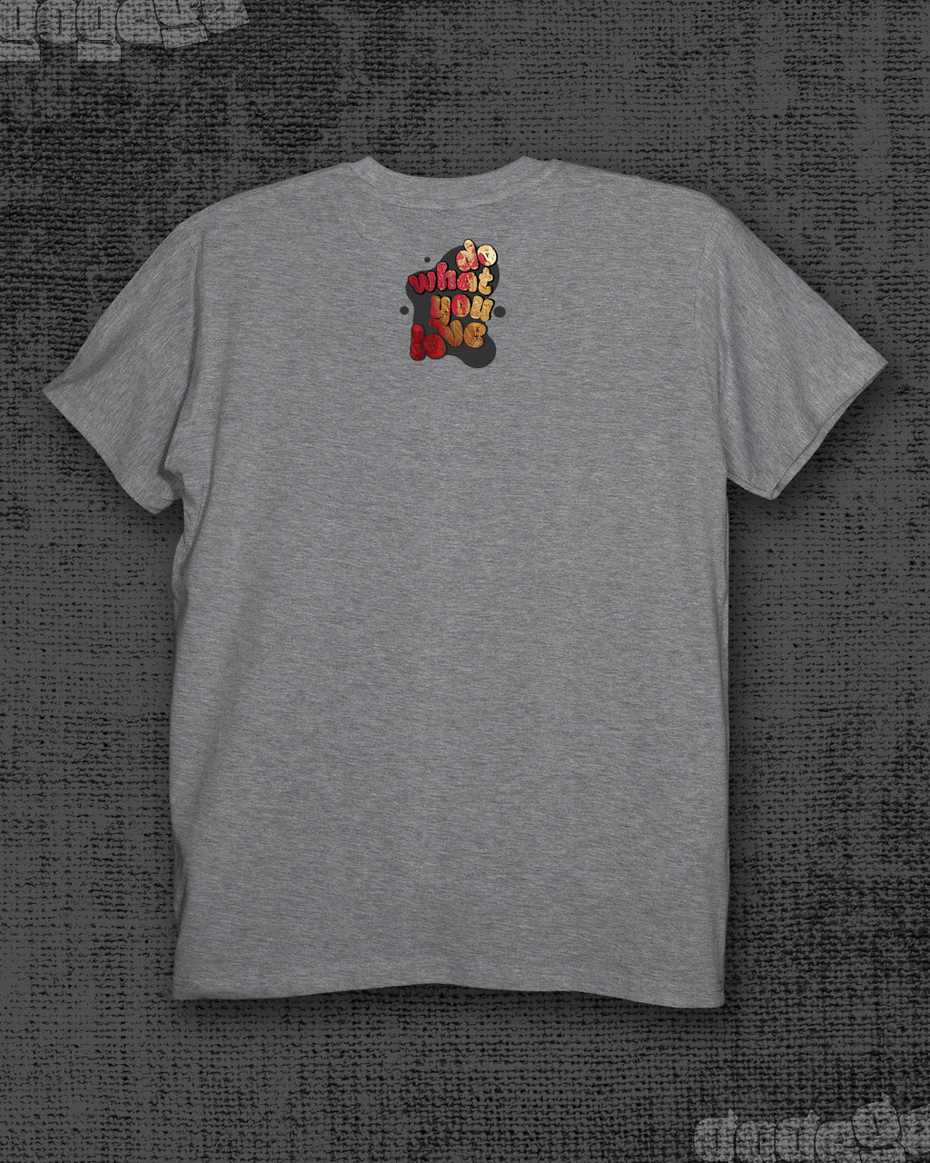 Do what you love Melange Grey Classic Fit T-shirt