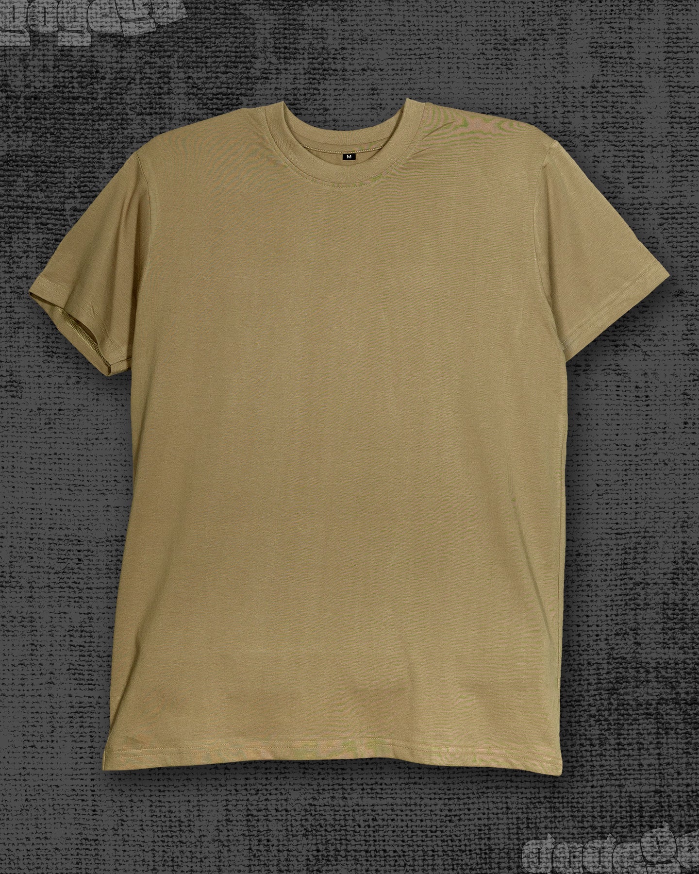 Basic Dark Beige Classic Fit T-shirt