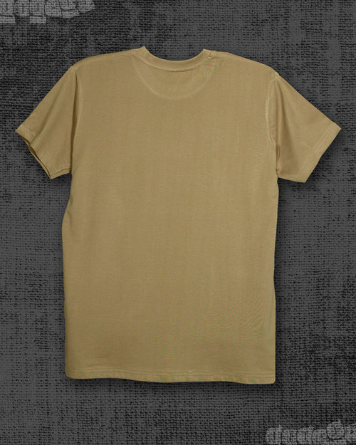 Basic Dark Beige Classic Fit T-shirt