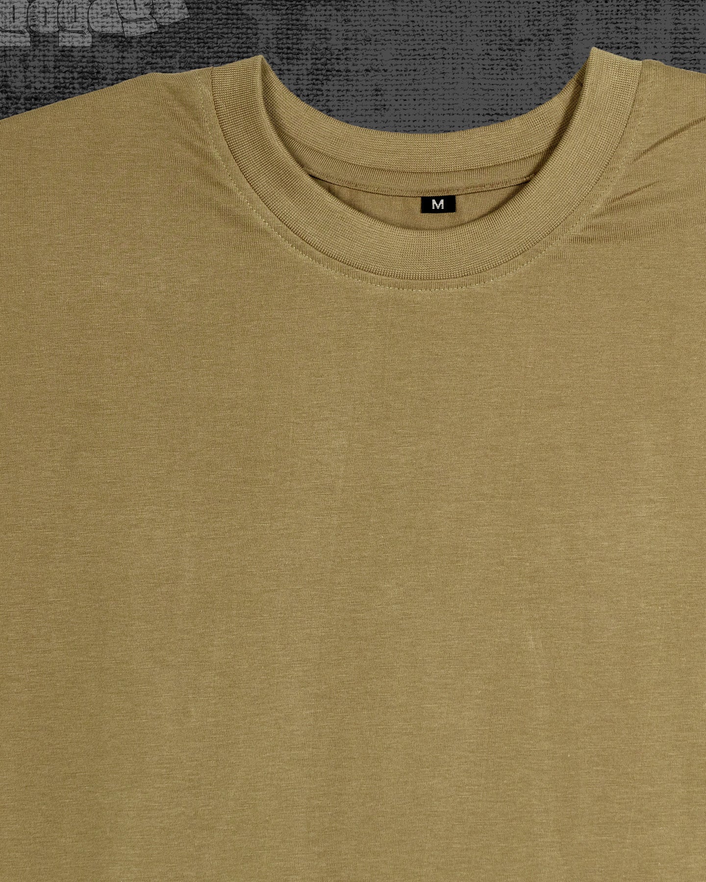 Basic Dark Beige Classic Fit T-shirt