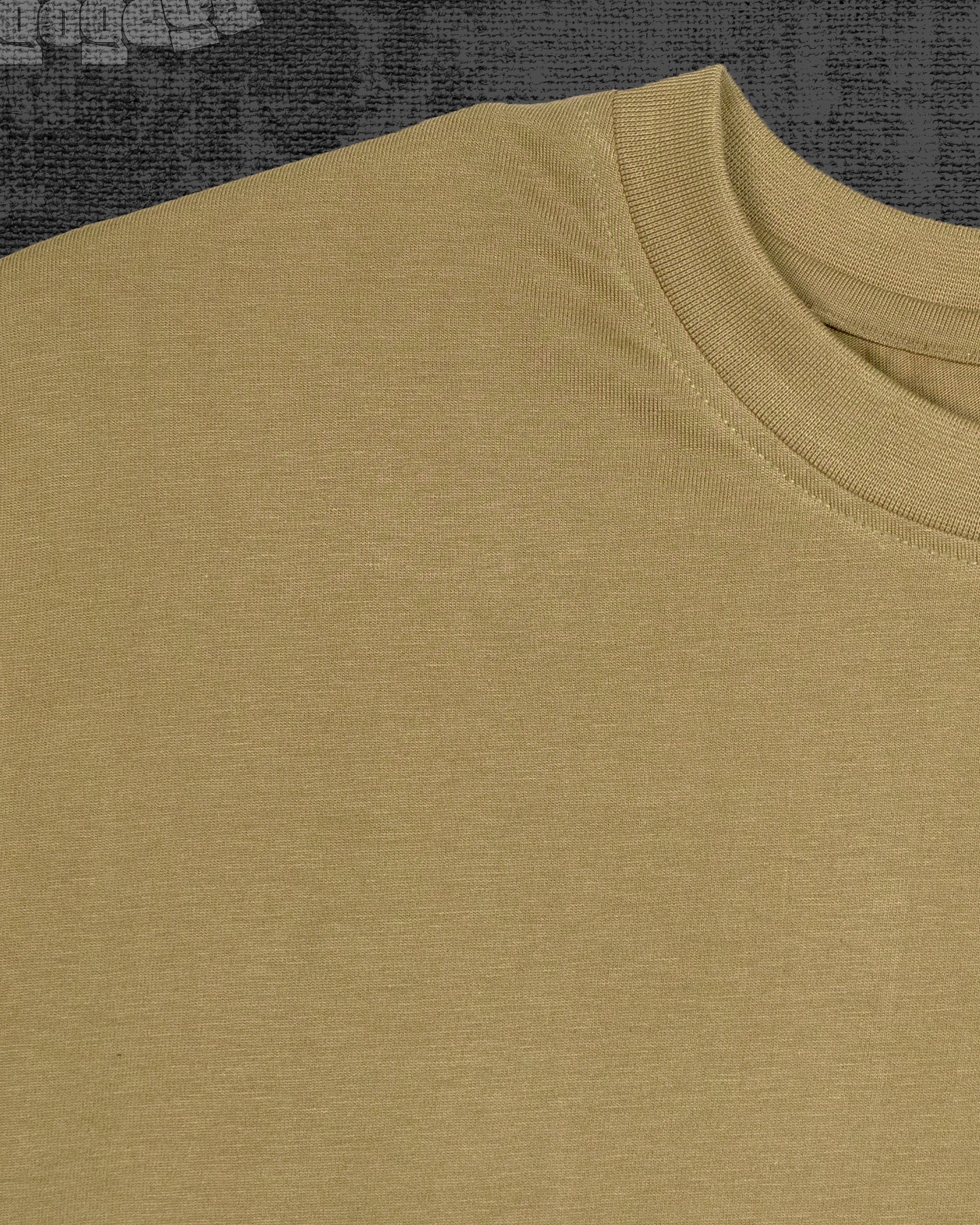 Basic Dark Beige Classic Fit T-shirt