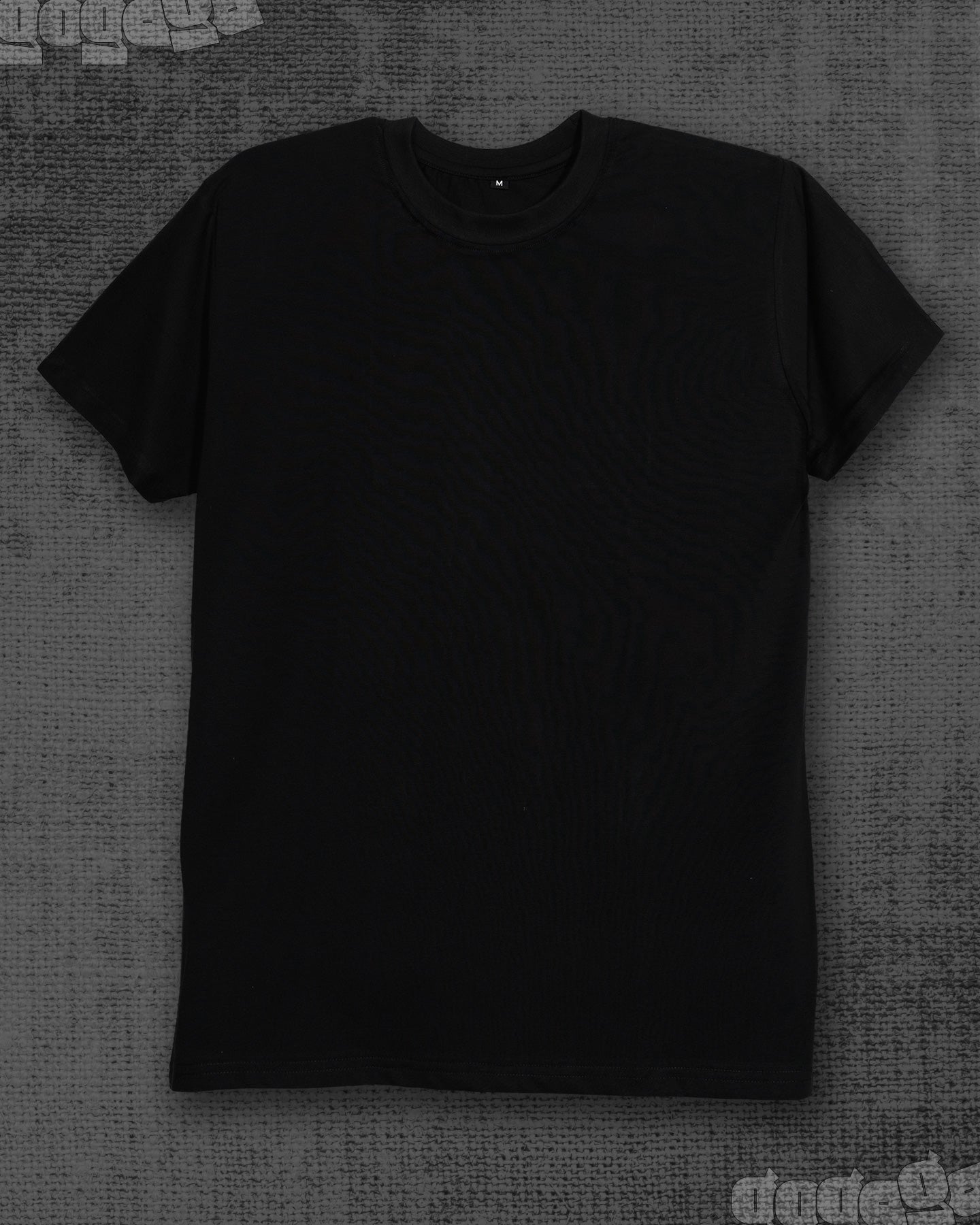 Basic Jet Black Classic Fit T-shirt