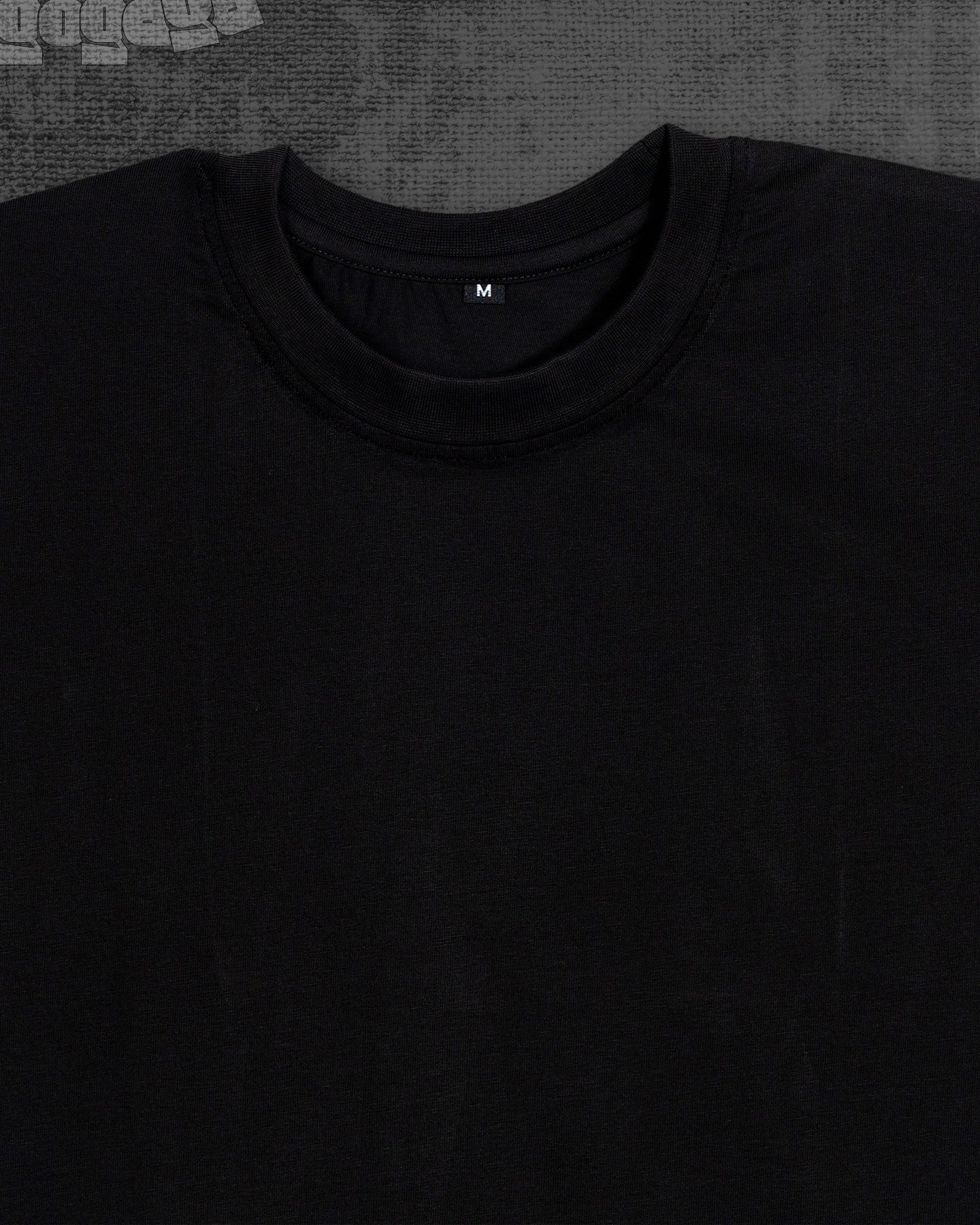 Basic Jet Black Classic Fit T-shirt