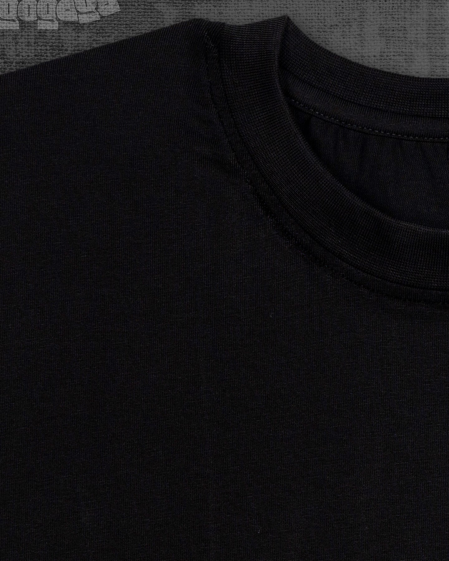 Basic Jet Black Classic Fit T-shirt