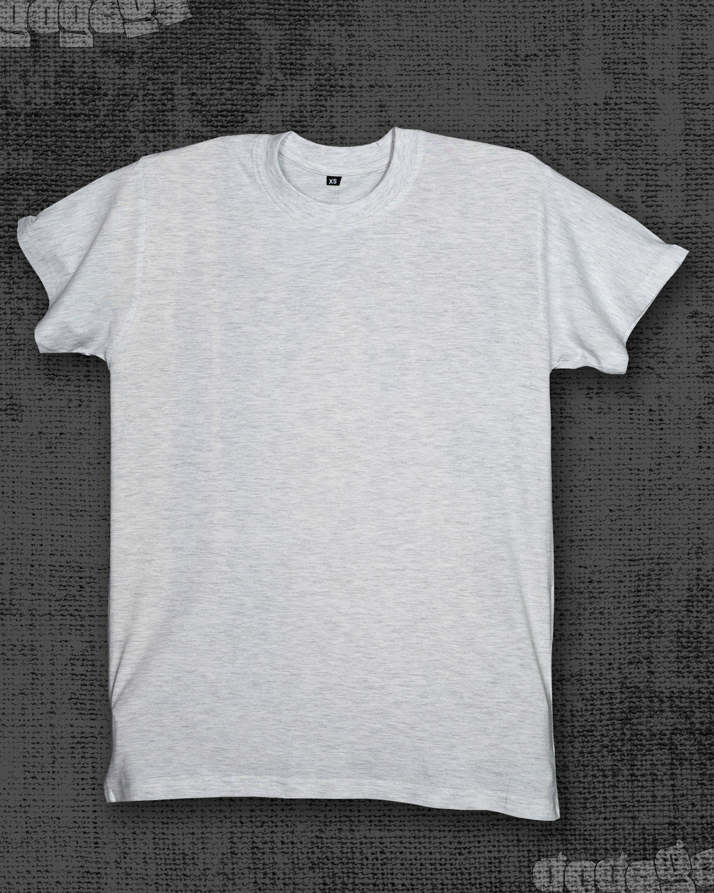 Basic Melange White Classic Fit T-shirt