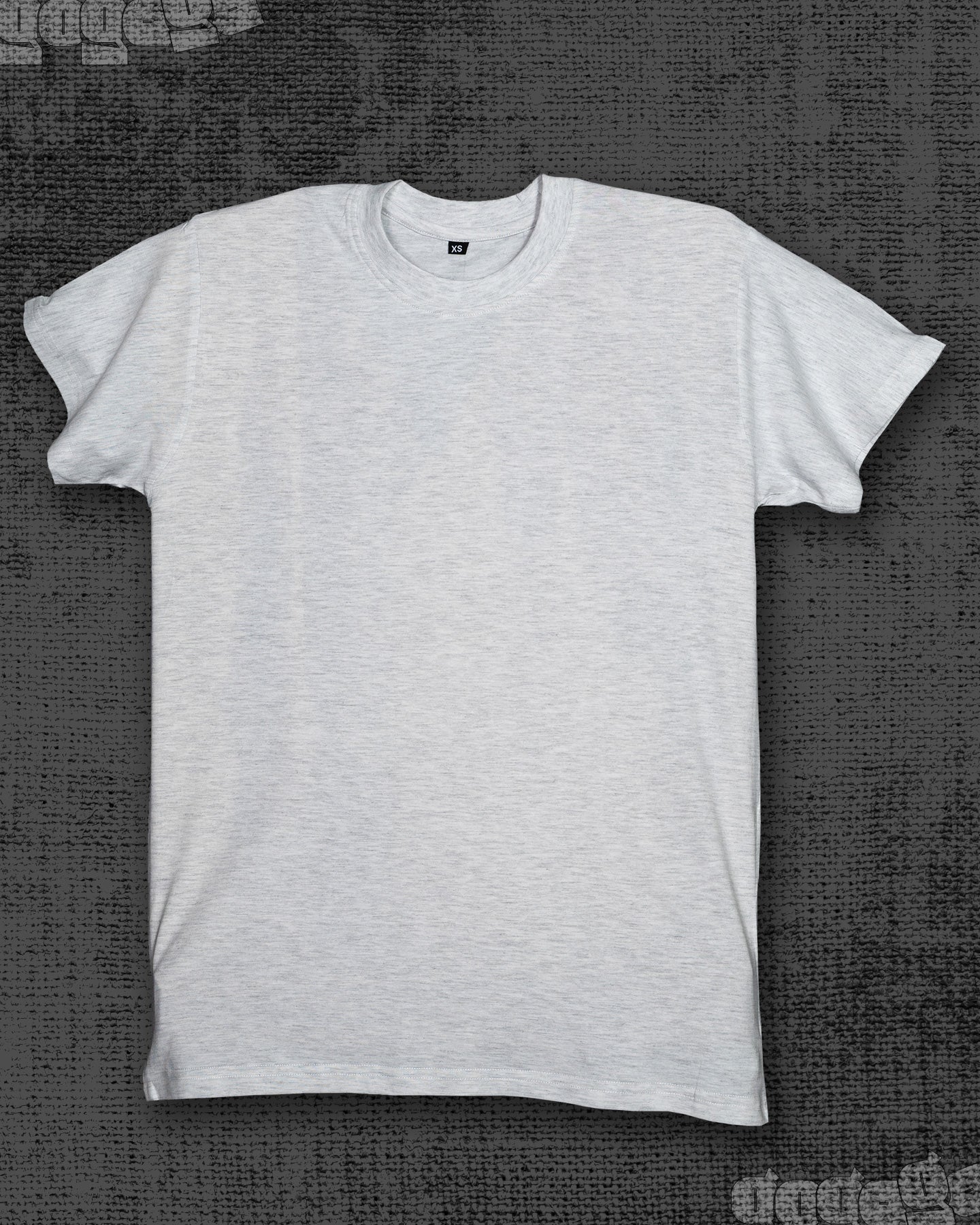 Basic Melange White Classic Fit T-shirt