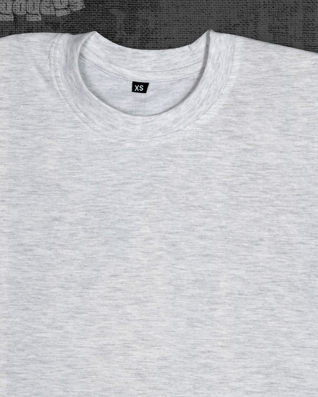 Basic Melange White Classic Fit T-shirt