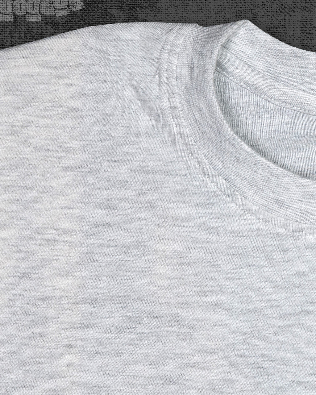 Basic Melange White Classic Fit T-shirt