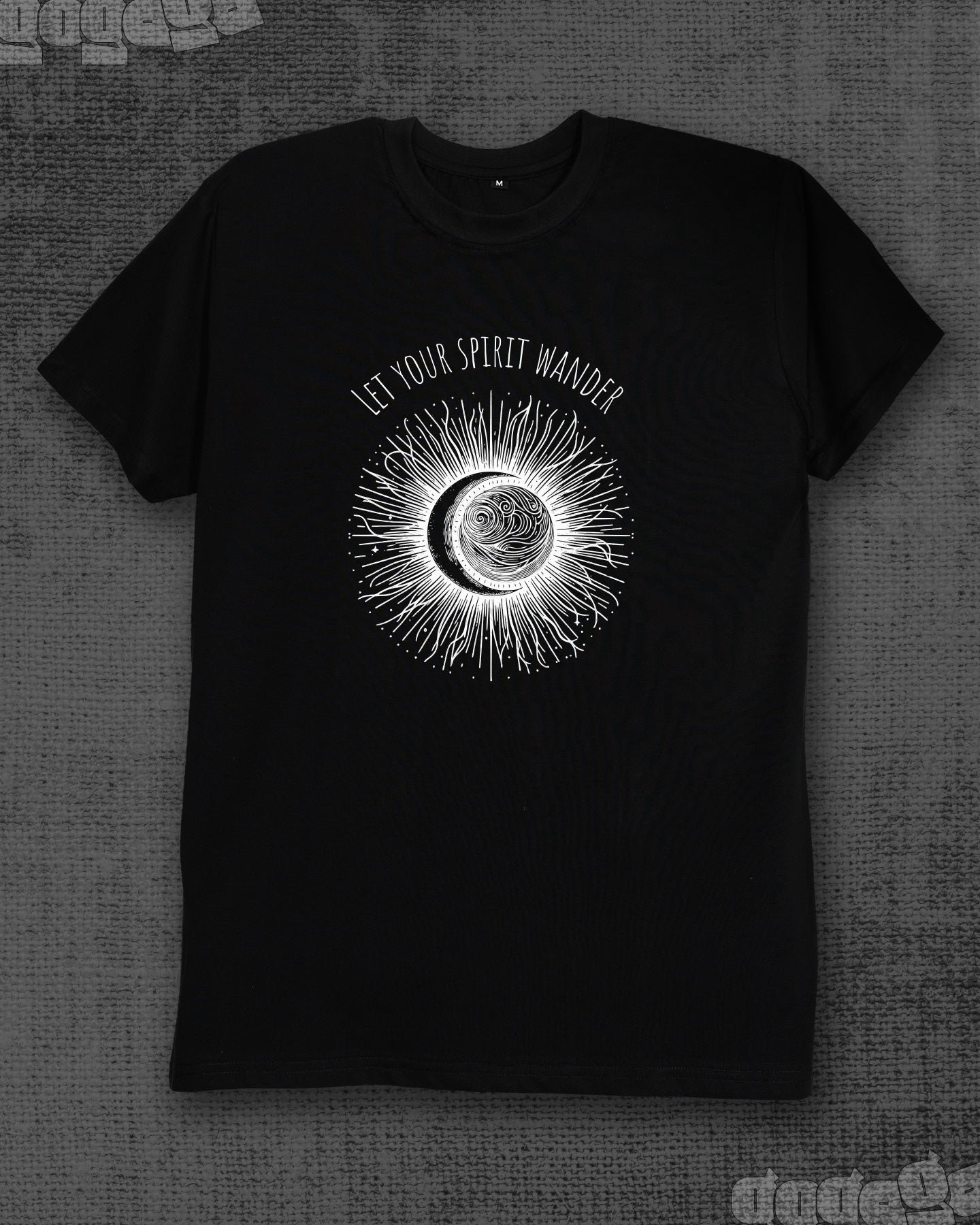 Let your spirit wander Black Classic Fit T-shirt
