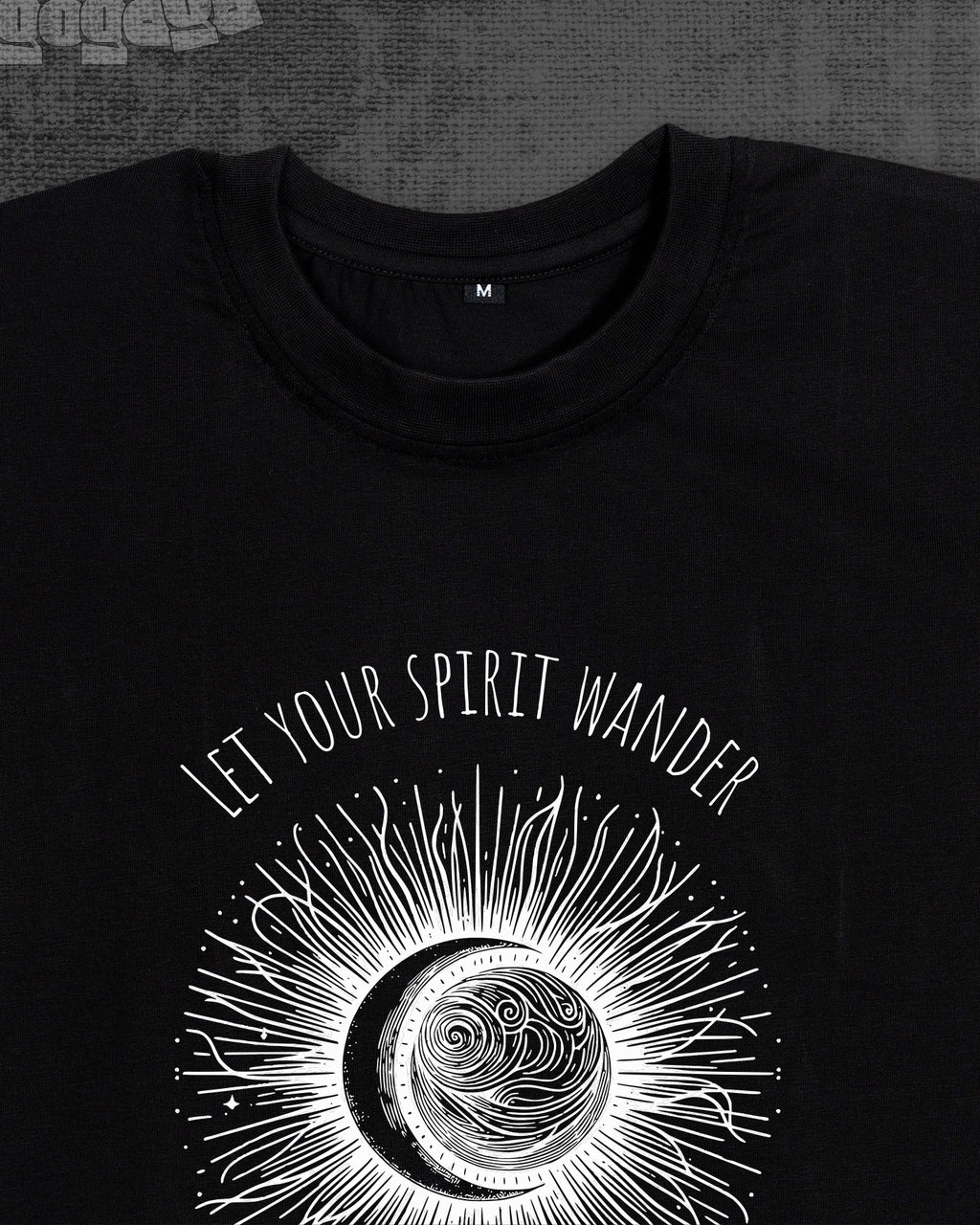 Let your spirit wander Black Classic Fit T-shirt
