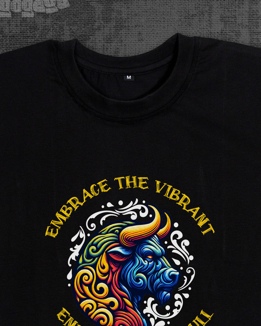 Energy of the bull Black Classic Fit T-shirt