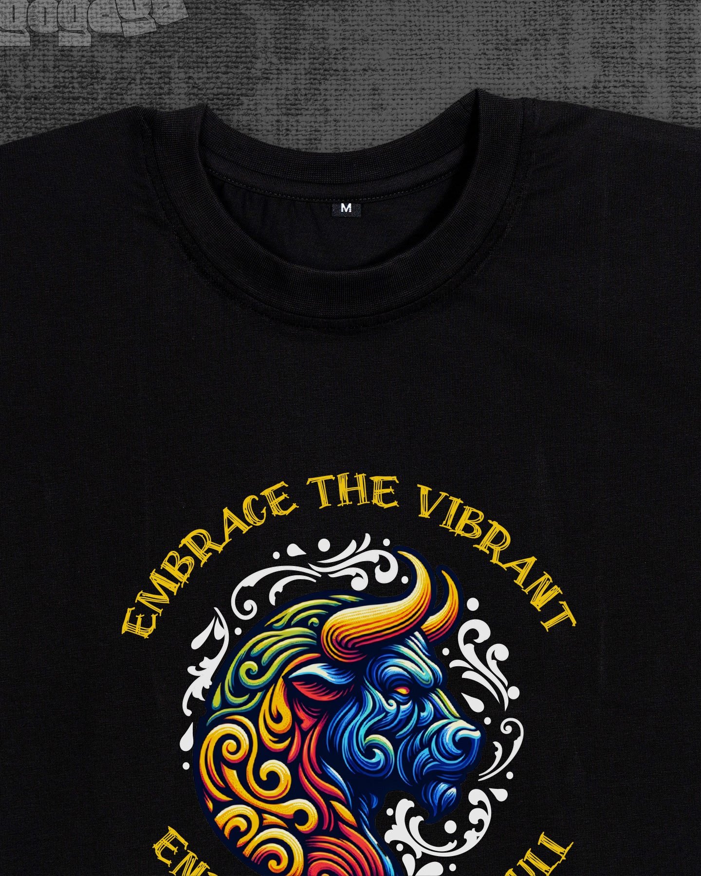 Energy of the bull Black Classic Fit T-shirt