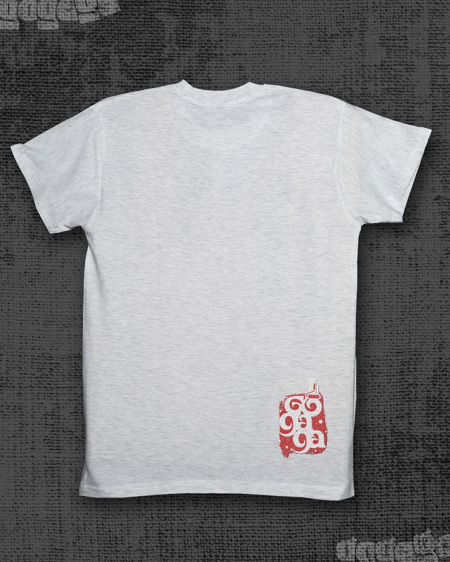 Gogaga Melange White Classic Fit T-shirt
