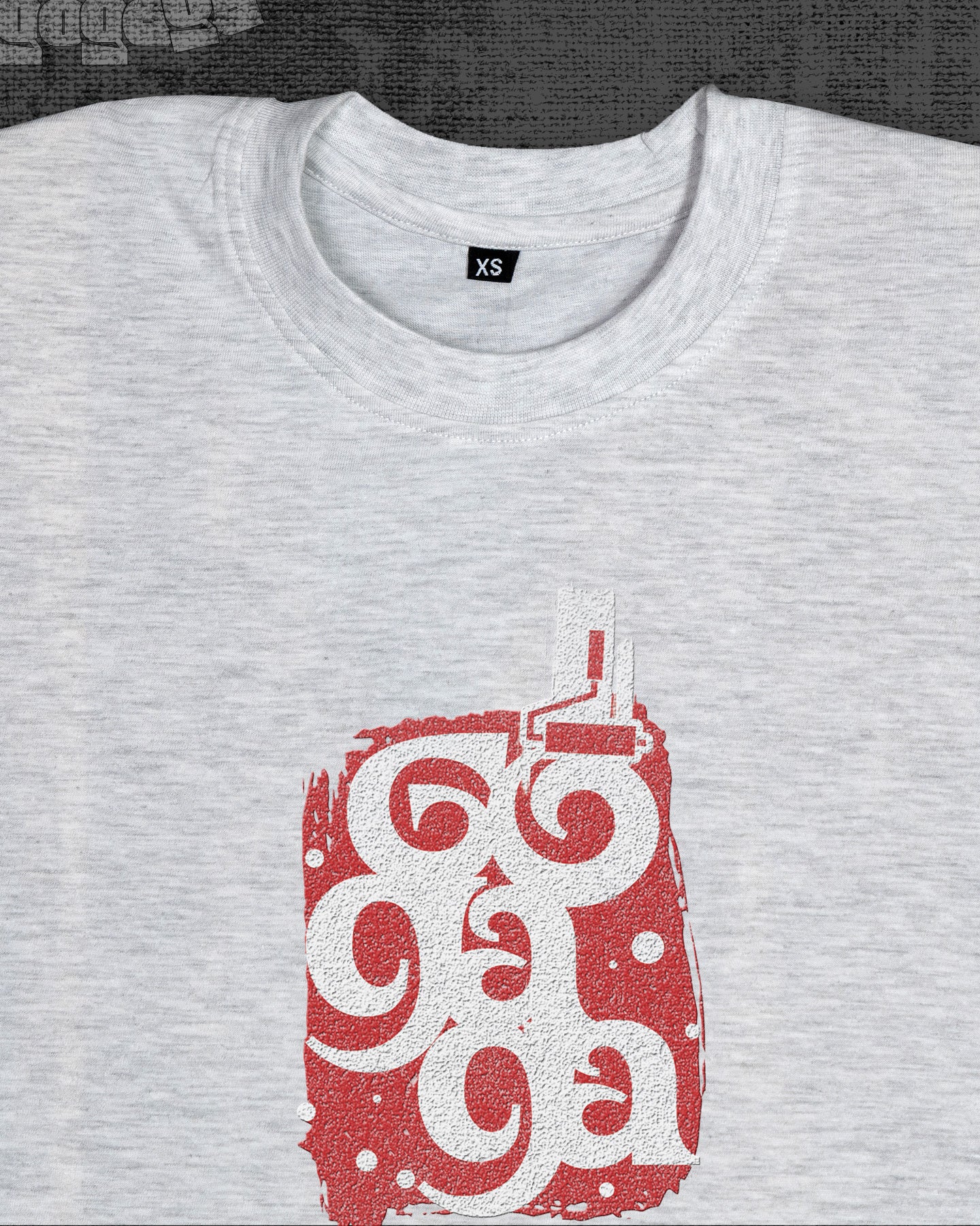 Gogaga Melange White Classic Fit T-shirt