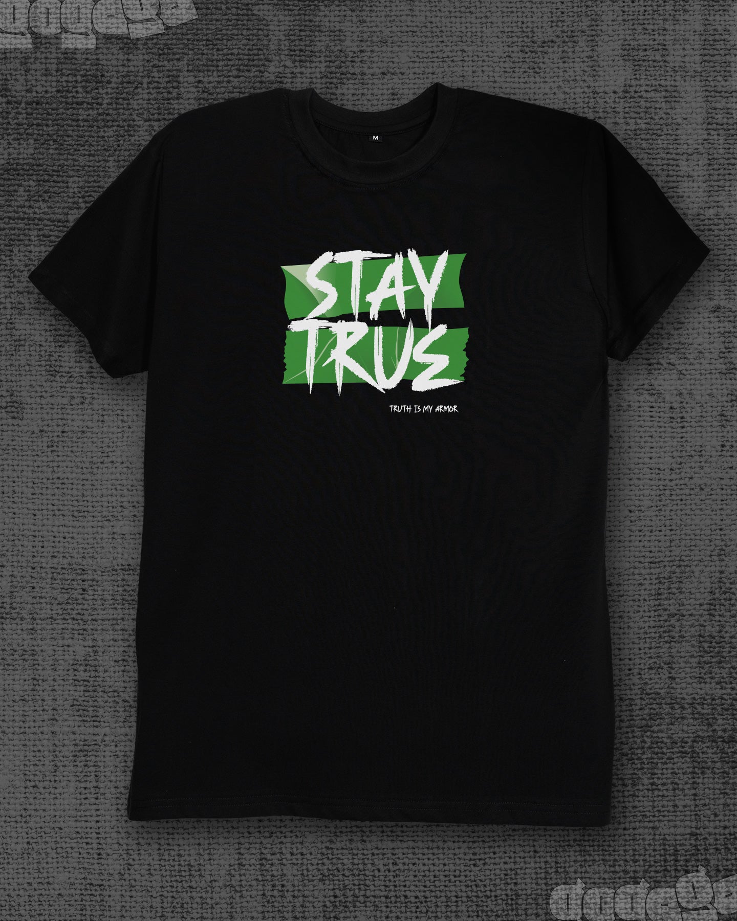 Stay true Black Classic Fit T-shirt