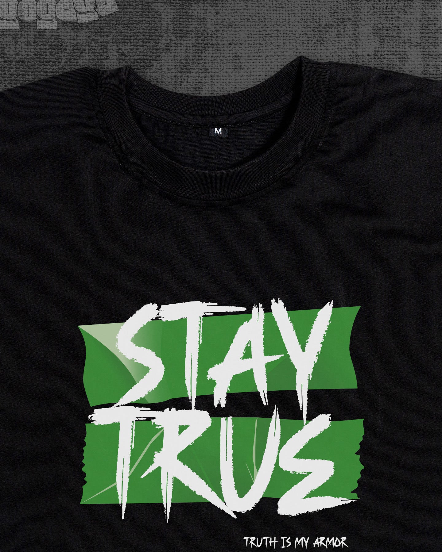 Stay true Black Classic Fit T-shirt