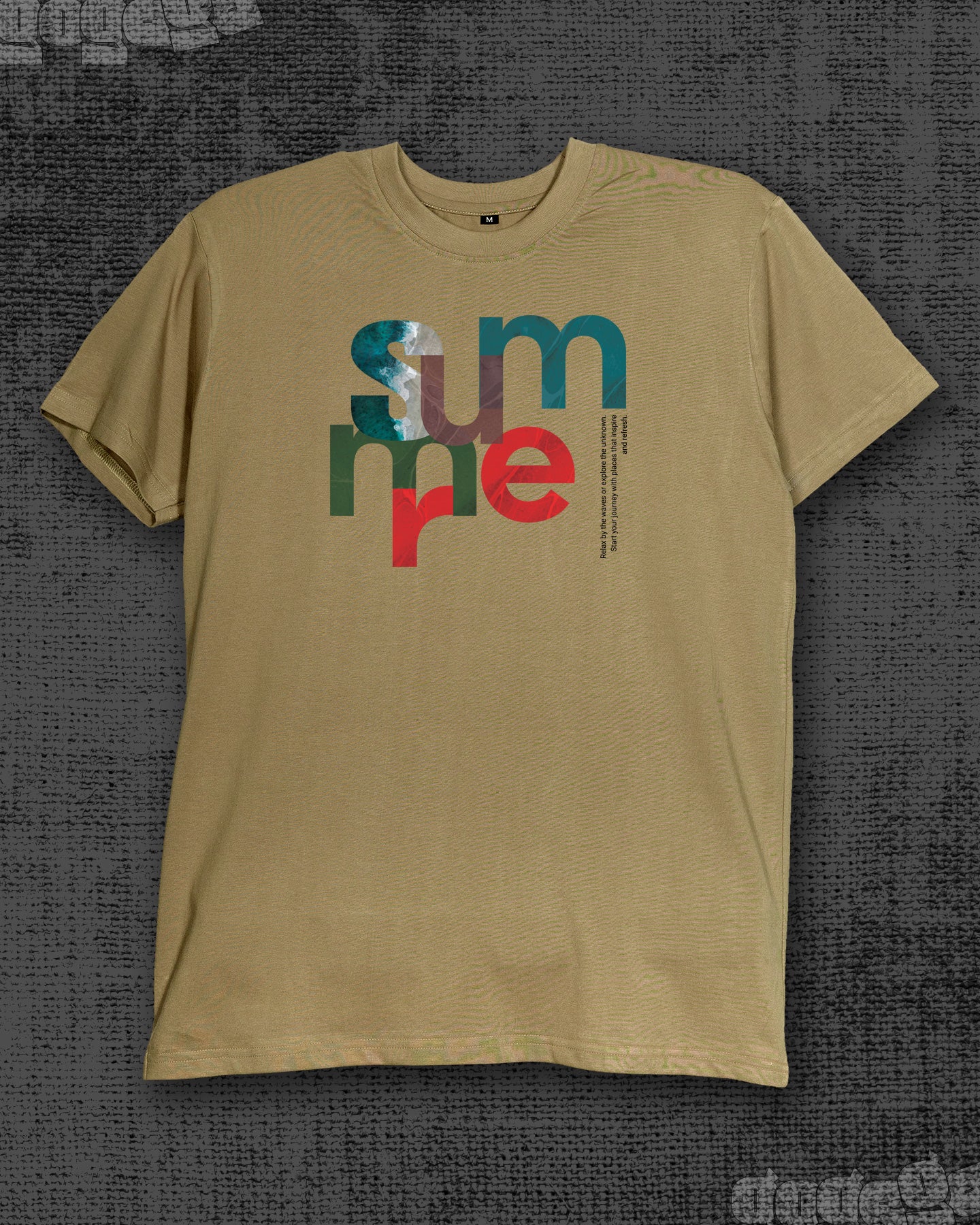Summer Dark Beige Classic Fit T-shirt