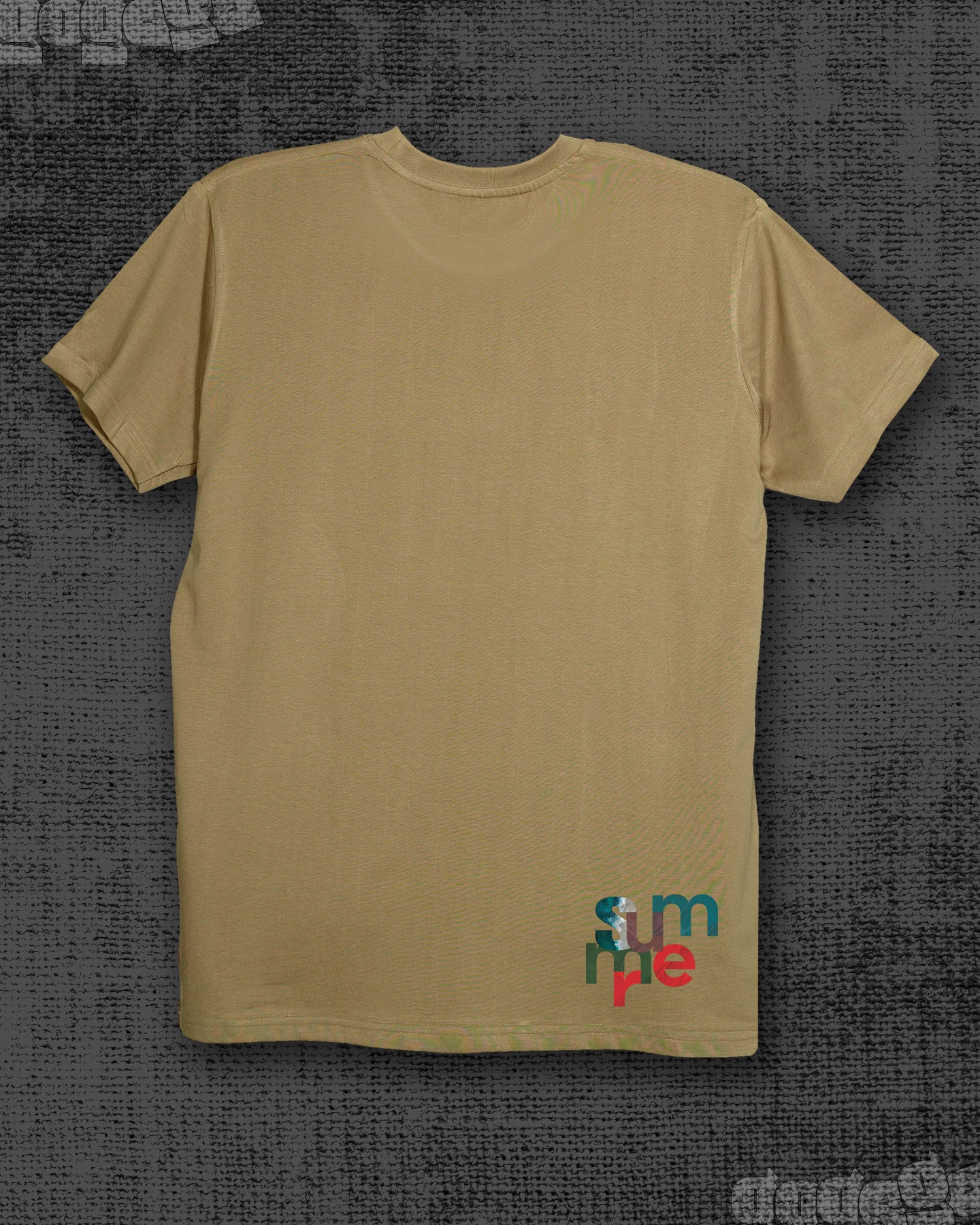 Summer Dark Beige Classic Fit T-shirt