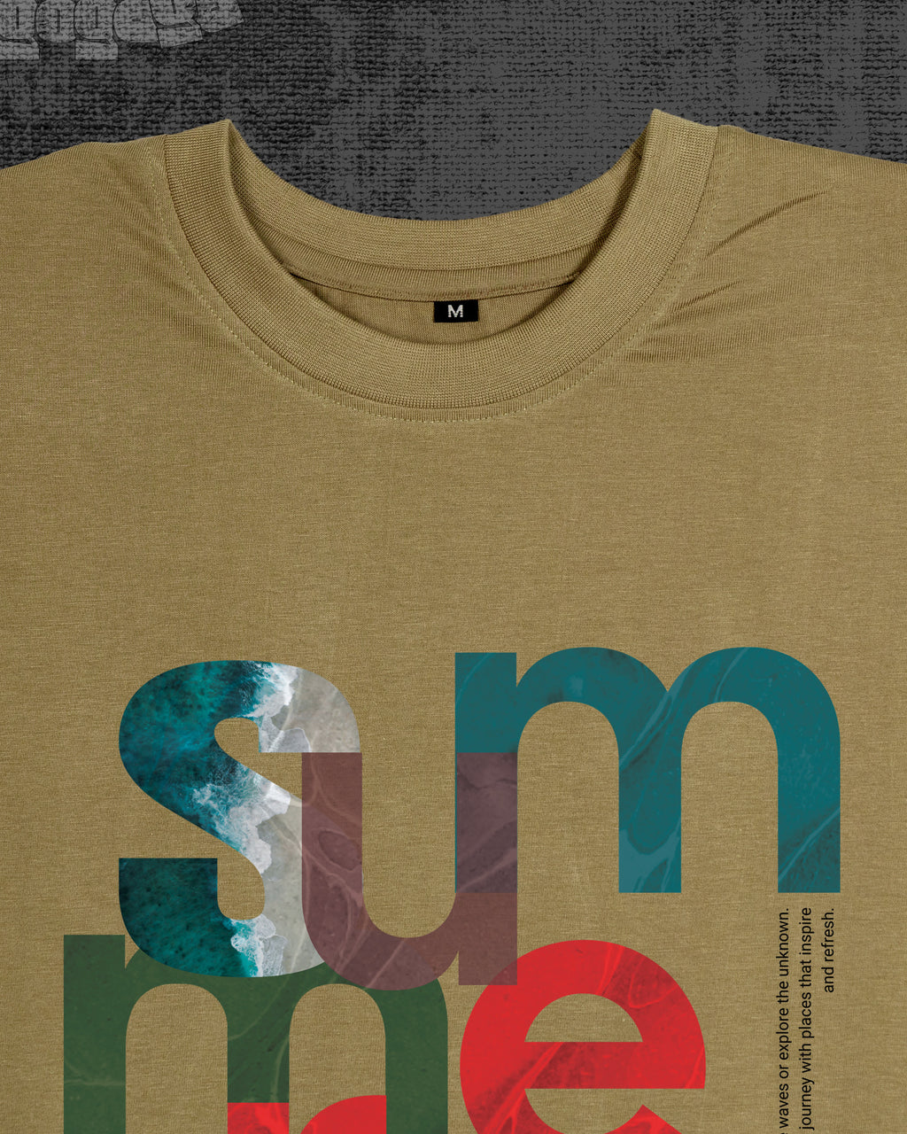 Summer Dark Beige Classic Fit T-shirt