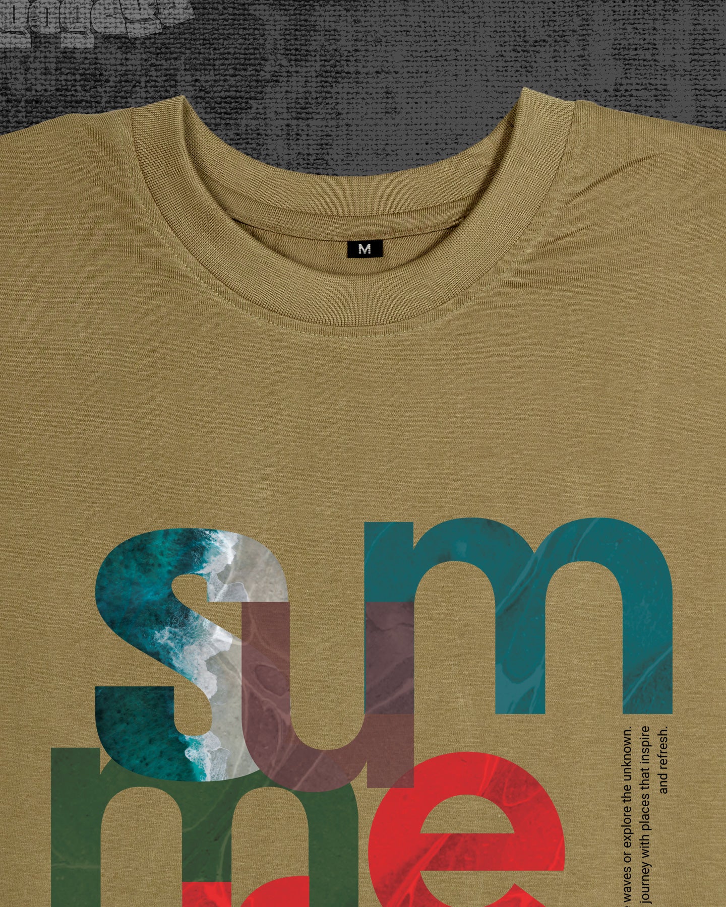 Summer Dark Beige Classic Fit T-shirt