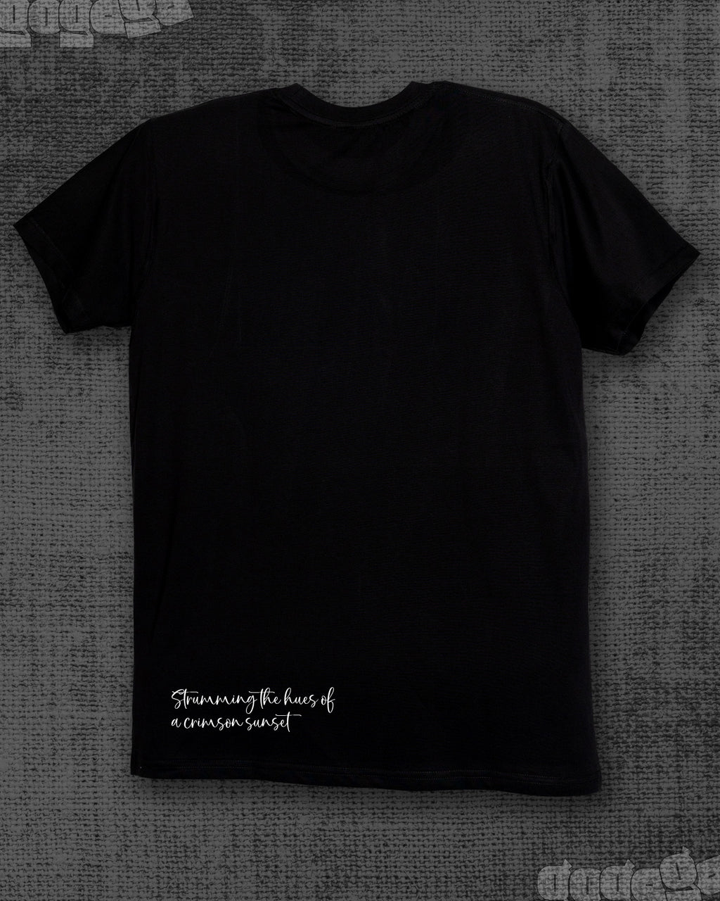 Crimson Chords Black Classic Fit T-shirt