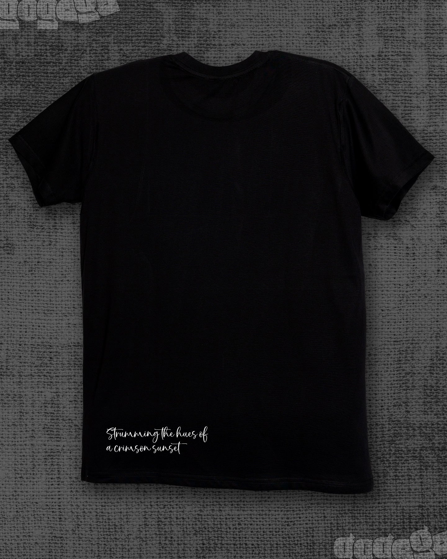 Crimson Chords Black Classic Fit T-shirt
