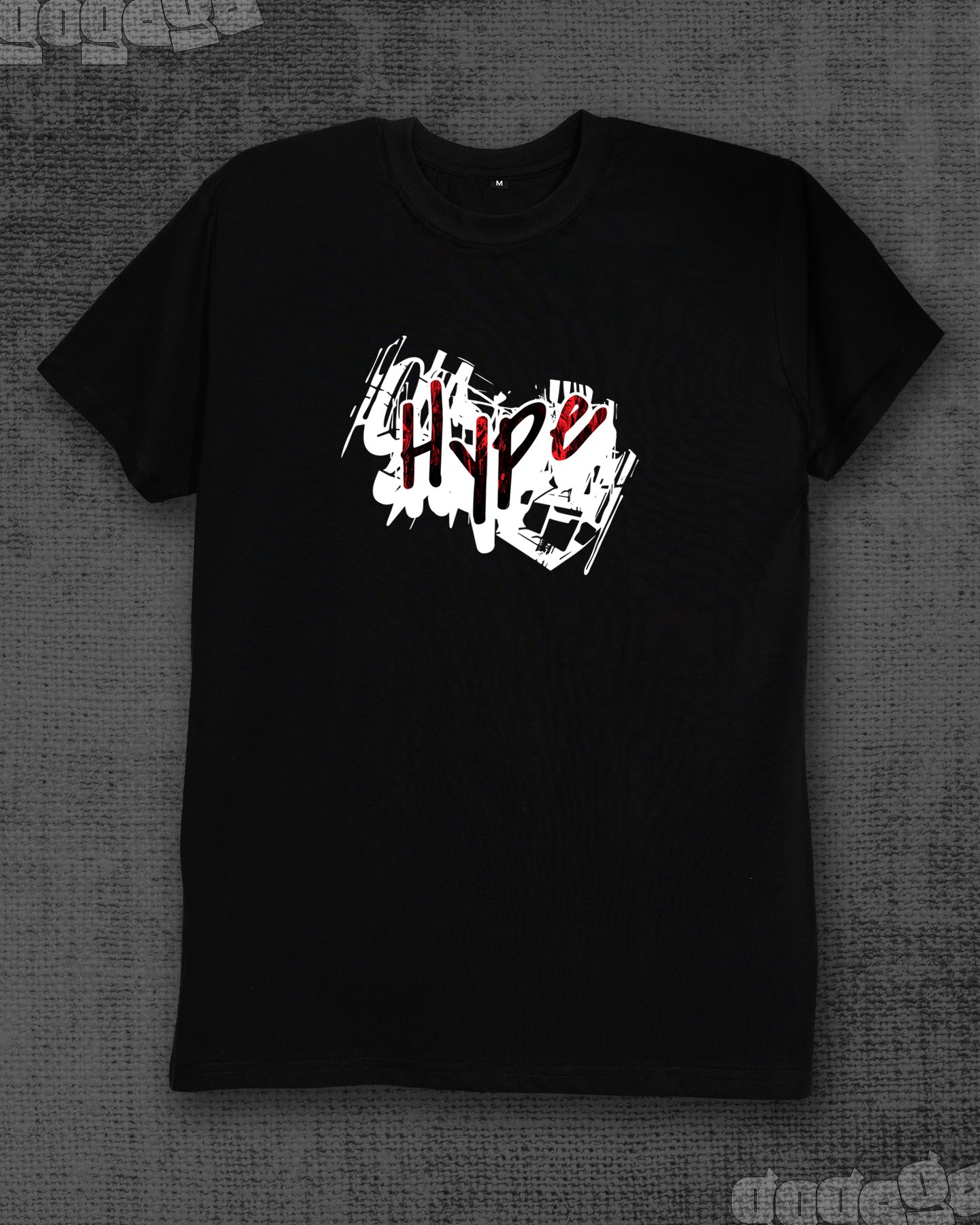 Hype Black Classic Fit T-shirt