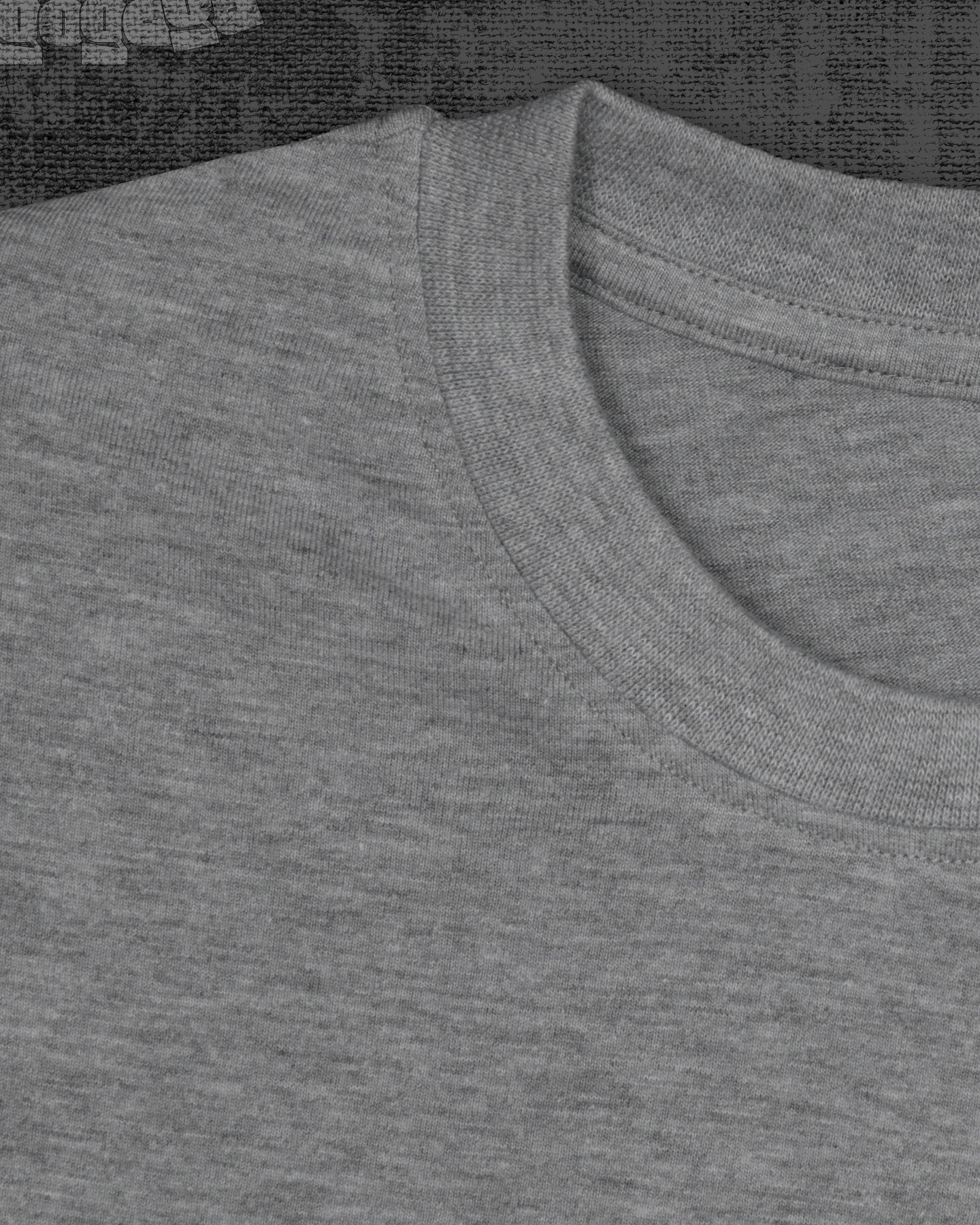 Defend  Melange Grey Classic Fit T-shirt