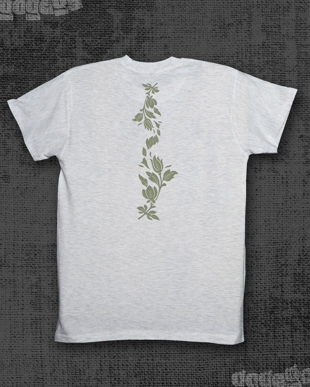GRACE Melange White Classic Fit T-shirt