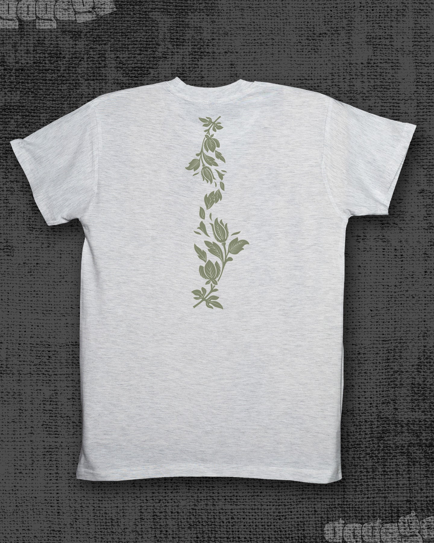 GRACE Melange White Classic Fit T-shirt