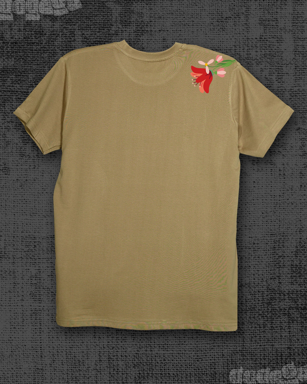 Blossoming Dark Beige Classic Fit T-shirt