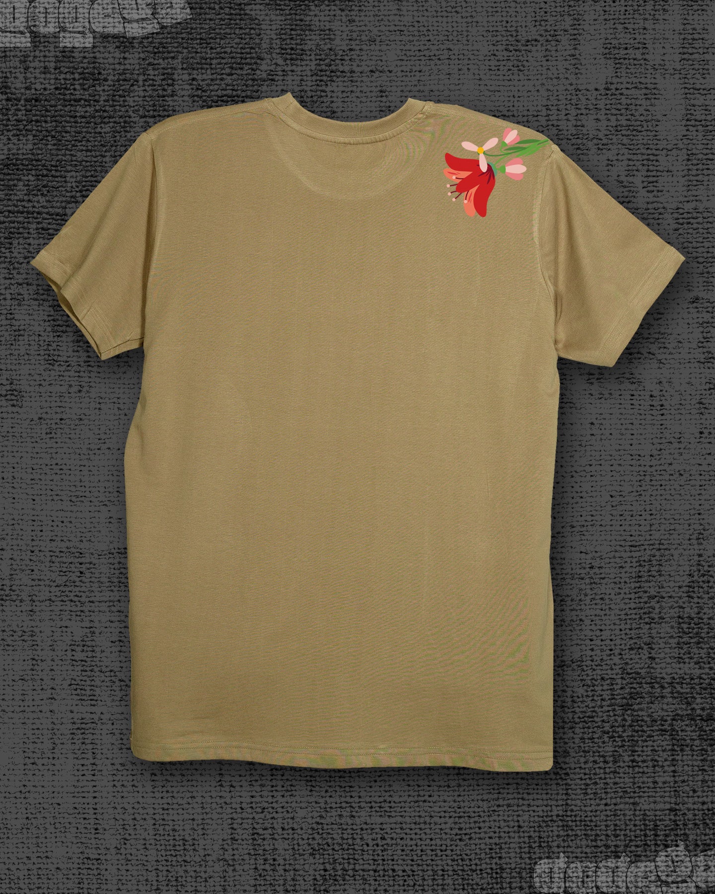 Blossoming Dark Beige Classic Fit T-shirt