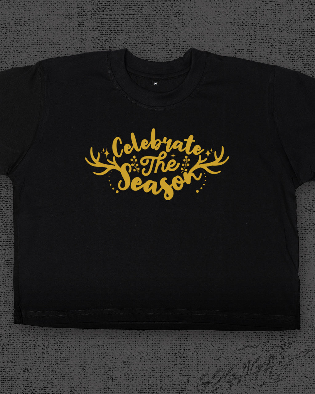 Celebrate Black Crop Top