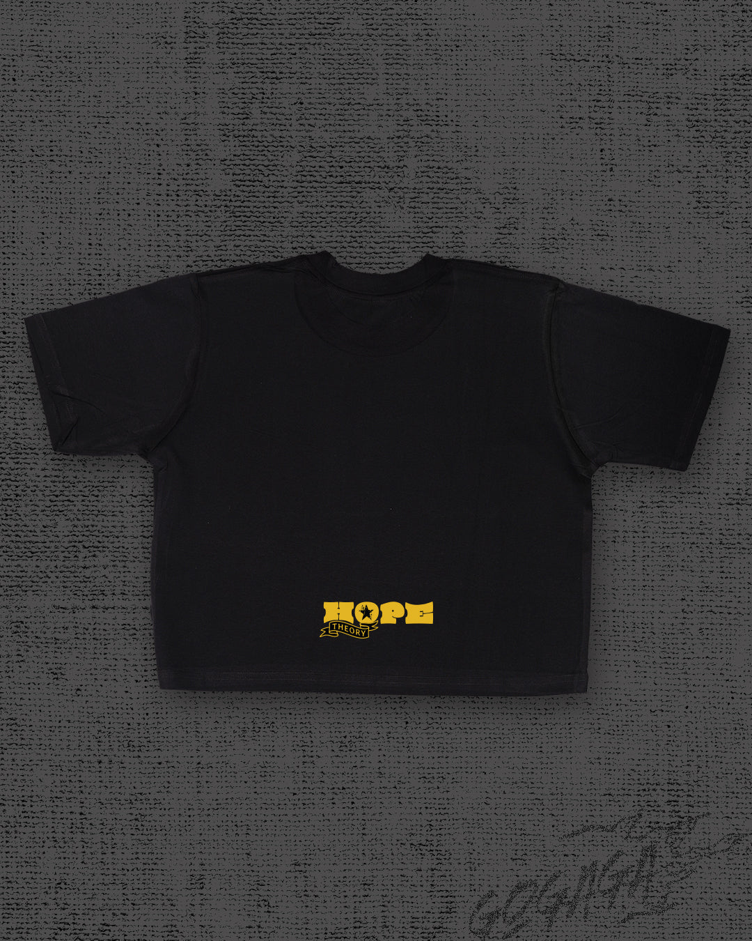 Hope Black Crop Top