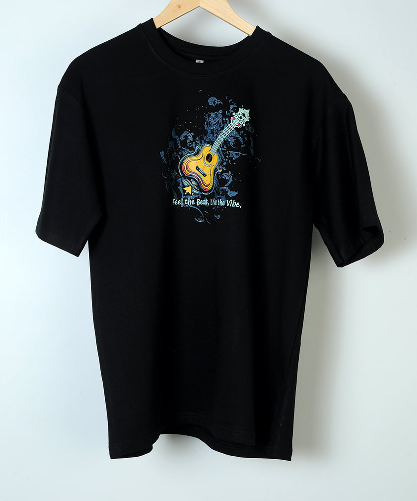 Gogaga Black Heavyweight Oversized T-shirt