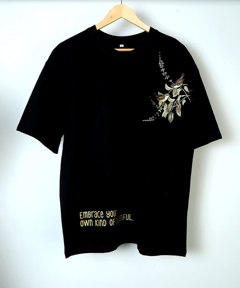 Embrace Black Heavyweight Oversized T-shirt