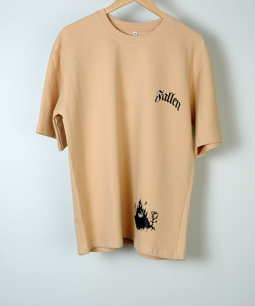 Fallen Light Beige Heavyweight Oversized T-shirt